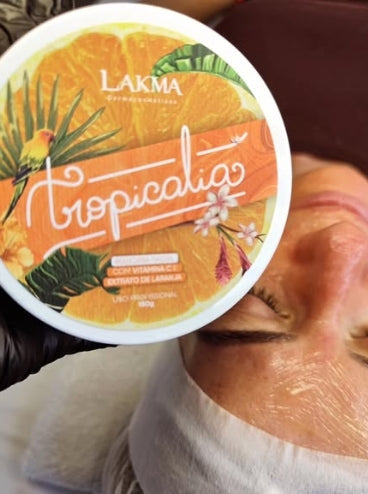 Kit 3 Máscaras Tropicalia Frutas colágeno, vitamina C e acido hialuronico