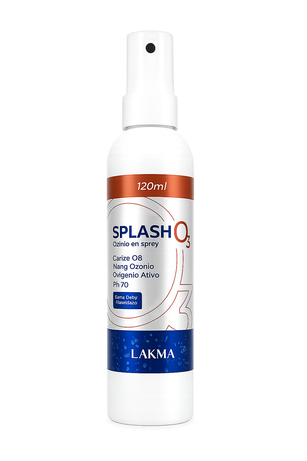 Lakma Splash O3 Ozônio Spray Corporal Fluido Potencializador