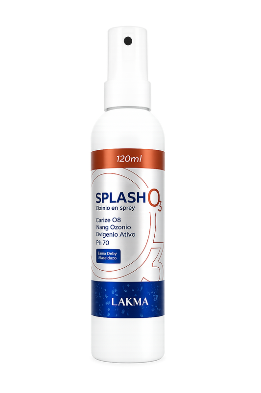 Lakma Splash O3 Ozônio Spray Corporal Fluido Potencializador