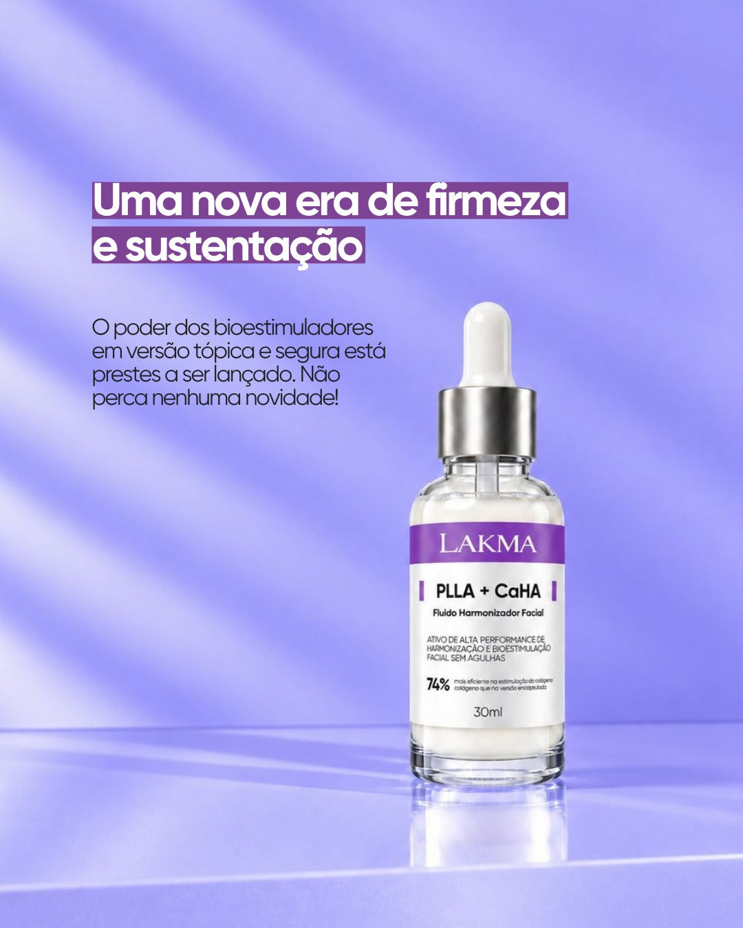 Fluído Harmonizador PLLA + CaHA (Ácido Poli-L-Láctico + Hidroxiapatita de Cálcio)