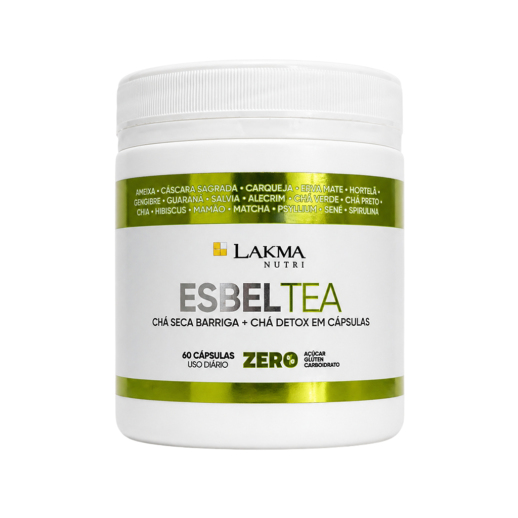 ESBELTEA CHÁ SECA BARRIGA + CHÁ DETOX EM CÁPSULAS 60un