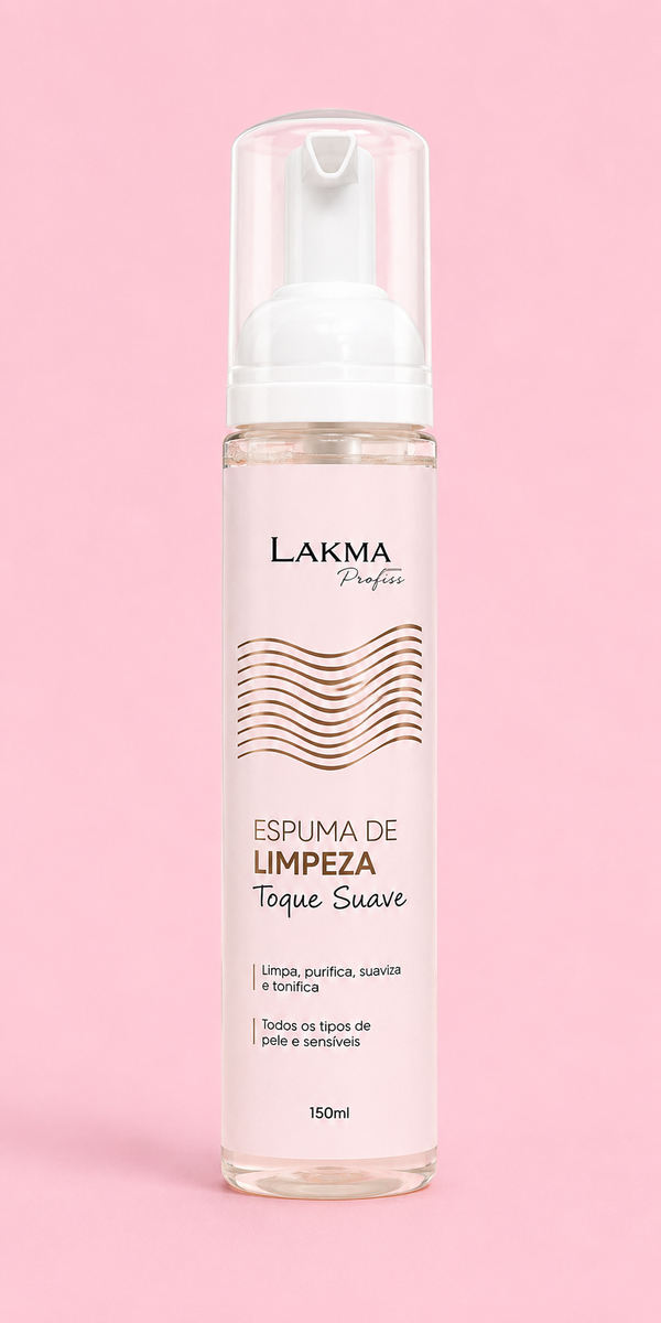 Espuma de limpeza dermatológica