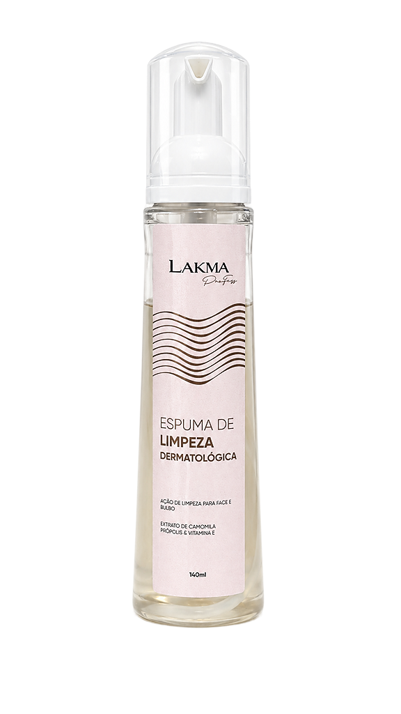 Espuma de limpeza dermatológica