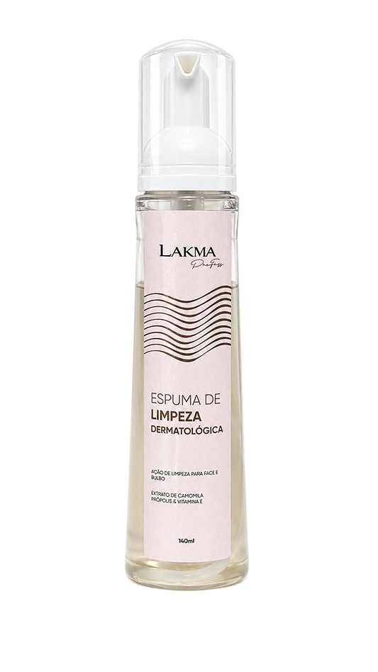 Espuma de limpeza dermatológica