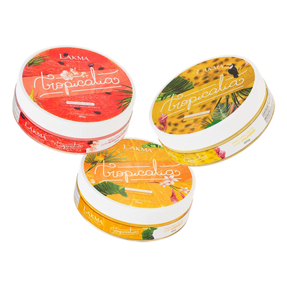Kit 3 Máscaras Tropicalia Frutas colágeno, vitamina C e acido hialuronico