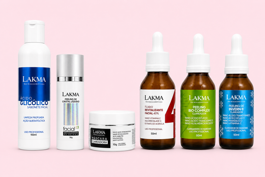 Kit Ácidos Sem Mistérios + Peeling de cristal líquido + Guia Prático de Peeling