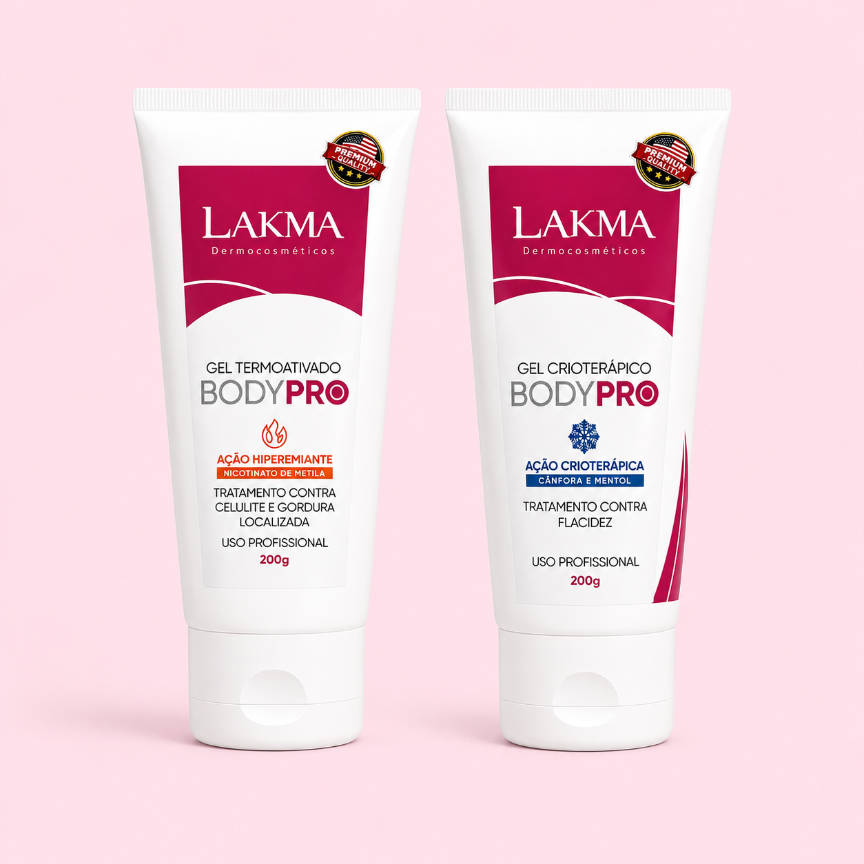 Kit BodyPro Gel Crioterápico + Gel Termoativado