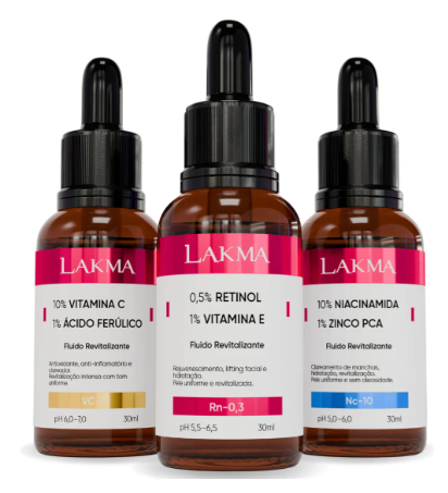 Kit 3 Séruns Skincare