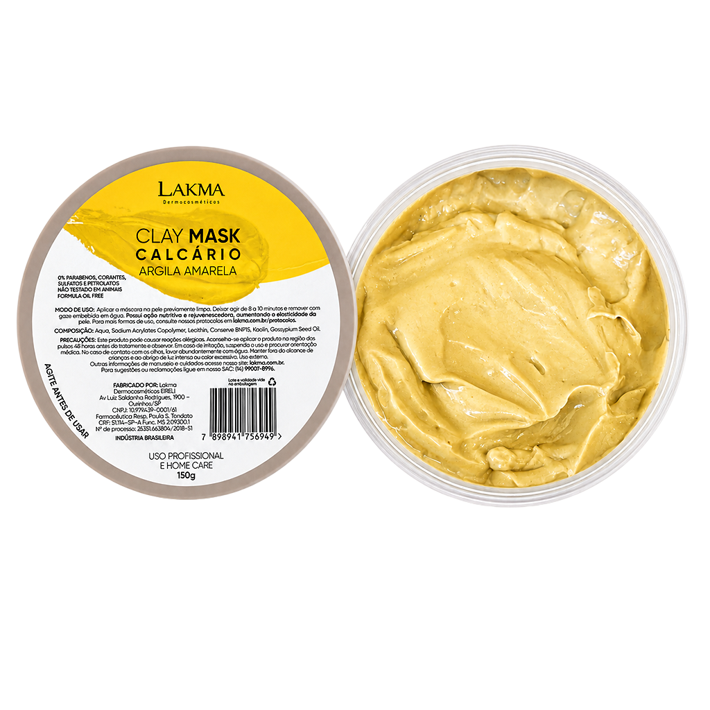 Kit Terras do Brasil, argilas facial em creme