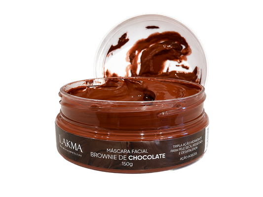 Máscara Brownie de chocolate, hidratação profunda 150gr