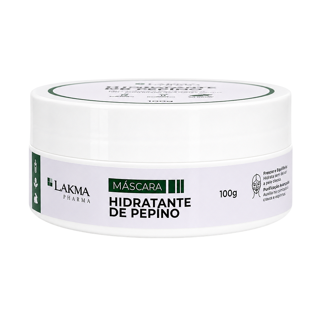 Máscara Hidratante de Pepino pele oleosa