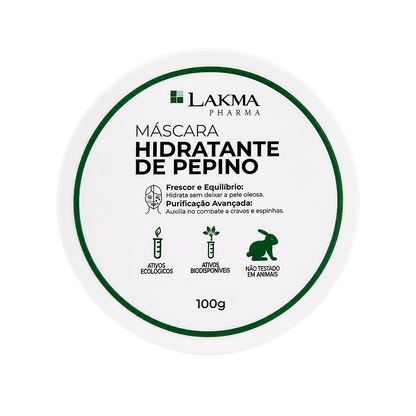 Máscara Hidratante de Pepino pele oleosa
