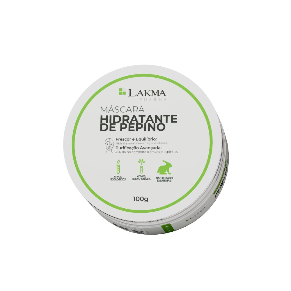 Máscara Hidratante de Pepino pele oleosa