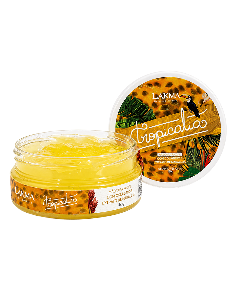 Kit 3 Máscaras Tropicalia Frutas colágeno, vitamina C e acido hialuronico